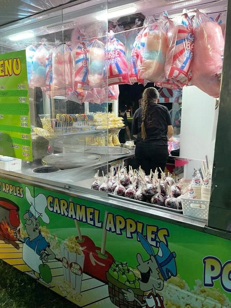 The Sweet Tooth fun-food trailer serving cotton candy and popcorn
